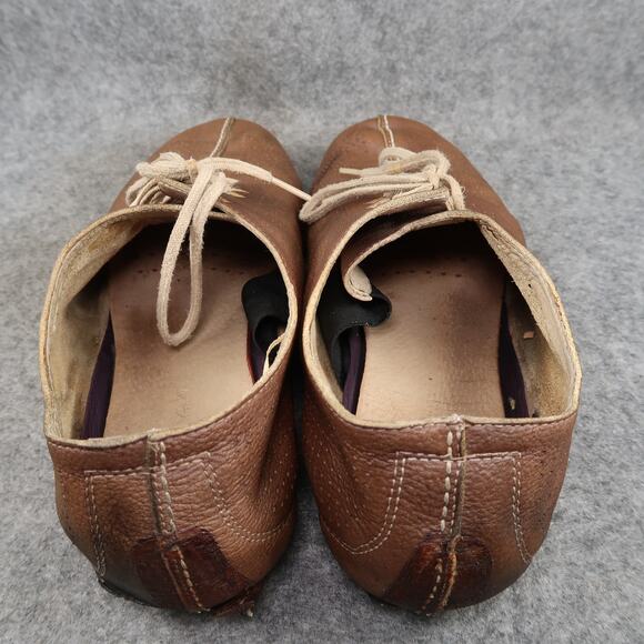 Ryan Rowe Shoes Mens 12 Casual Sneakers Leather Lace Up Brown Round Toe Flat - Picture 13 of 13